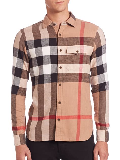 Burberry check shirt